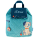 Personalised rucksack with a puppy