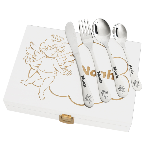 Personalised cutlery little angel
