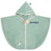 Personalised bath cape for children  Green Penguin