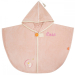 Personalised bath cape for children  Pink Rabbit