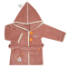 Personalised child bathrobe Marsala Squirrel