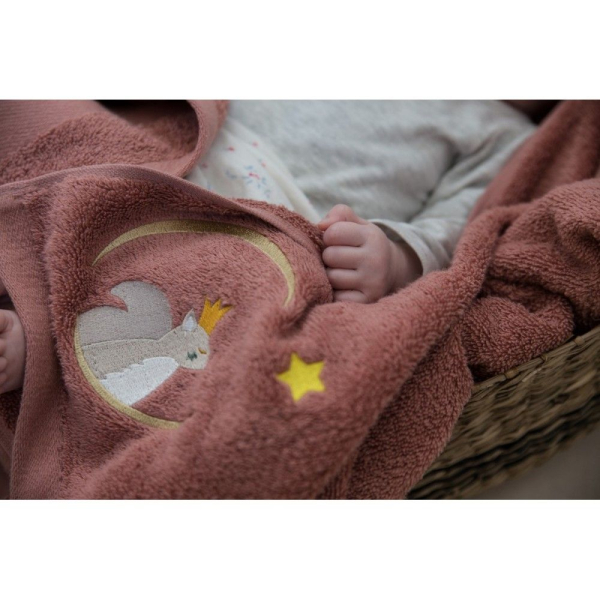 Personalised children's towel 70 x 140 cm  Marsala Squirrel