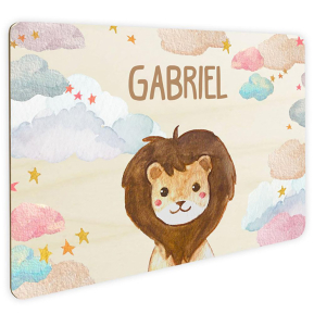 Personalised clouds and animals door sign Personalised clouds and animals door sign