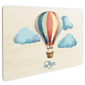Personalised hot air balloon door sign Personalised hot air balloon door sign