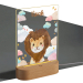 Personalised night light with clouds and animals