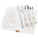 Personalised princess cutlery for a little girl