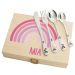 Rainbow box and its personalised cutlery