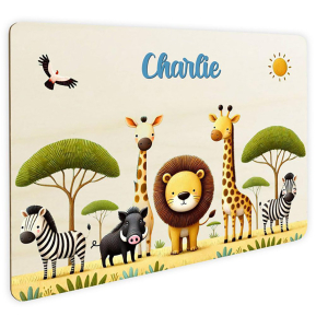 Personalised safari door sign Personalised safari door sign