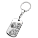 Photo engraved key ring