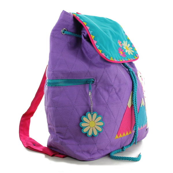 Personalised backpack with a llama