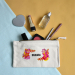Small cotton pouch with Fidji print
