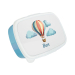 Snack box with hot air balloon print