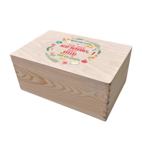 Wooden memory box Teacher appreciation
