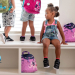 Personalised pink elephant backpack
