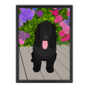 Animal portrait customised from a photo