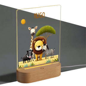 Personalised safari night light