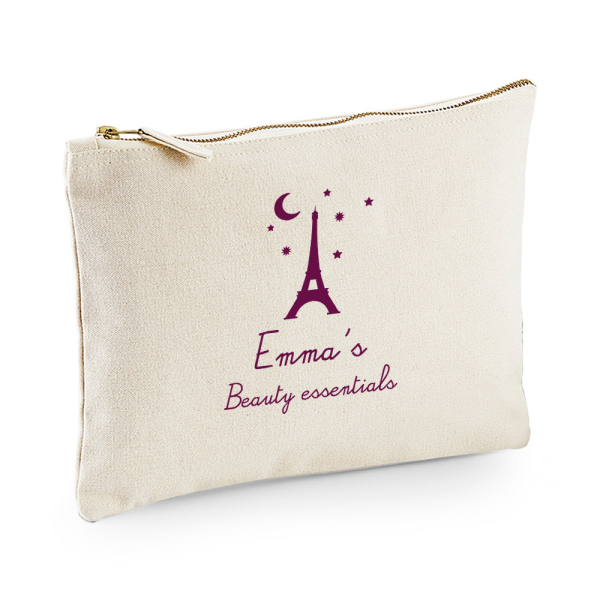 Custom multi-purpose pouch with pattern