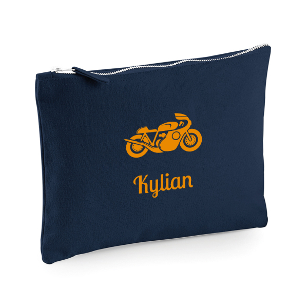 Custom multi-purpose pouch with pattern