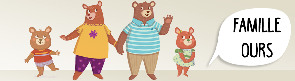 Collection Famille Ours