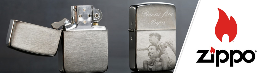 Zippo - Briquets tempte personnaliss