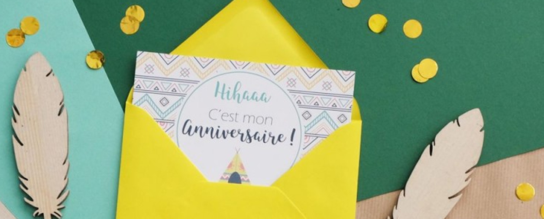 Inspirations pour vos invitations  un anniversaire