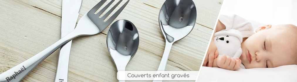 Couverts enfant gravs prnom