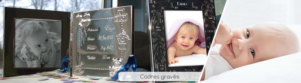 Cadres personnaliss en argent