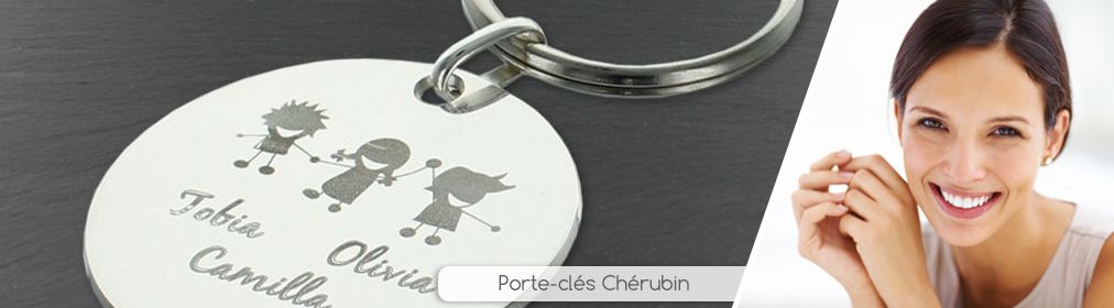 Porte-cls chrubins gravs