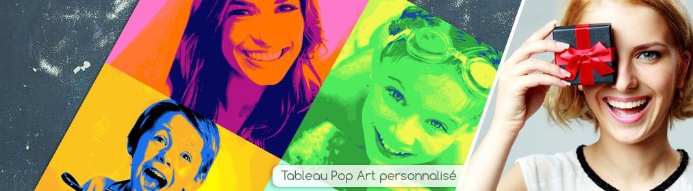 Tableau Pop Art personnalis