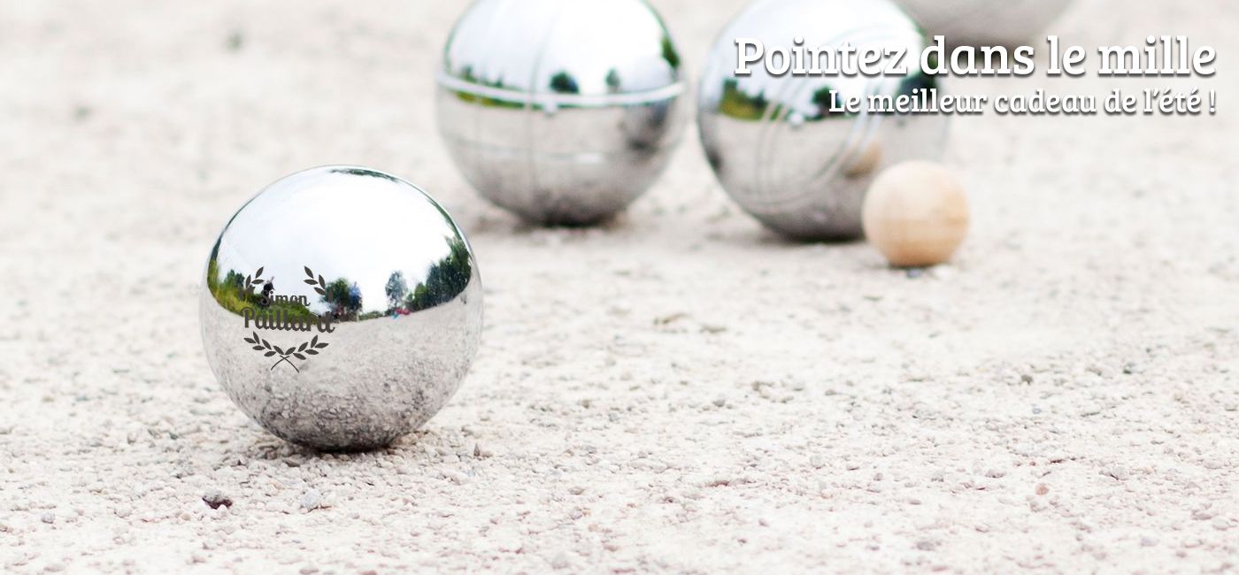 Boules de ptanque personnalises
