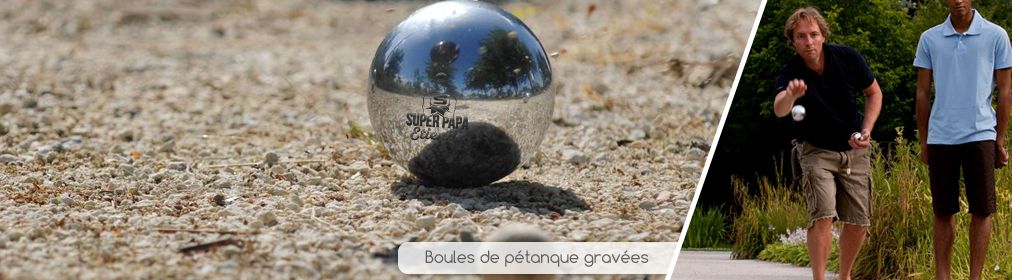 Boules de ptanque graves