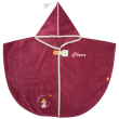 Cape de bain Souris Framboise personnalisée