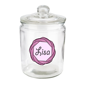 Bonbonnire de friandises personnalise spirale