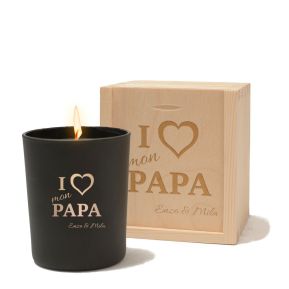 Bougie papa personnalise