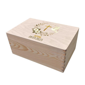 Coffret cadeaux de baptme personnalis