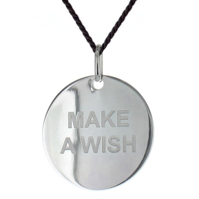 Grand pendentif rond personnalis