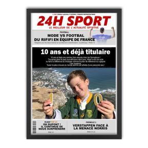 Couverture personnalise de magazine Sportif encadre