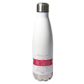 Thermos personnalis et son message ensoleill