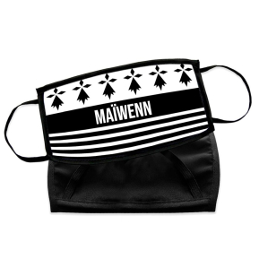 Masque Bretagne en tissu personnalis