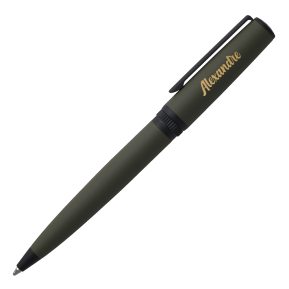 Stylo bille Hugo Boss Gear Matrix khaki grav