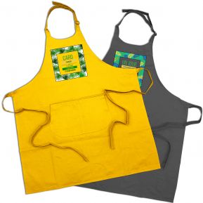 Tablier de cuisine personnalis Palmeraie 100% coton