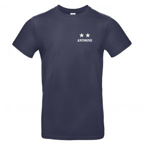 T-shirt homme 2 toiles 100% coton bio