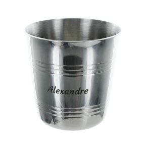 Timbale en inox grave
