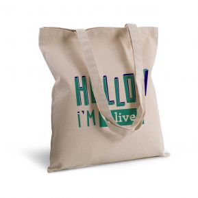 Tote bag deluxe personnalis HELLO