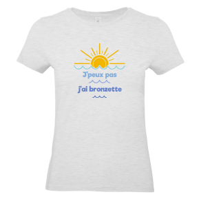 T-shirt femme Vacances  la mer personnalis