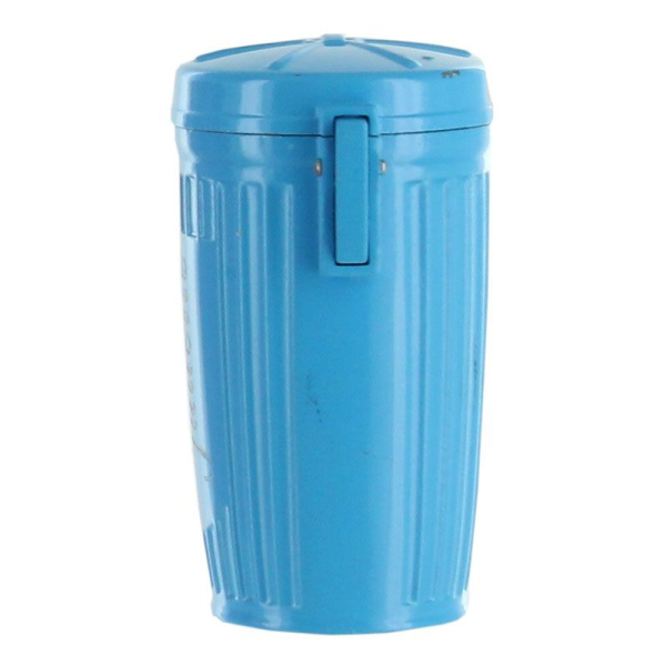 Cendrier de poche personnalisé poubelle bleu