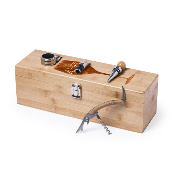 Coffret sommelier personnalisé verre de vin