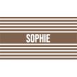 Taupe - texte blanc