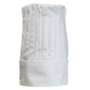 Tall chef's hat White