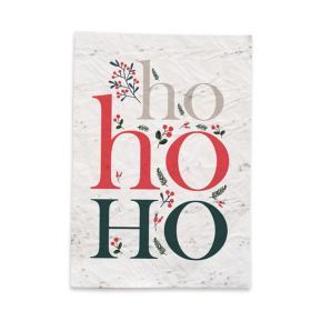 Carte de Noël HoHoHo à planter